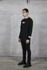 ROSE BOX LOGO LONG SLEEVE TEE - BLACK/PINK