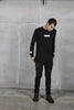 ROSE BOX LOGO LONG SLEEVE TEE - BLACK/PINK