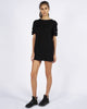 CUT OUT TEE DRESS - BLACK