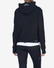 TRIPLE LAYER CROP HOODIE - BLACK