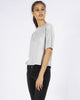 CHLOE POCKET TEE CROP - STONE