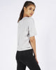 CHLOE POCKET TEE CROP - STONE
