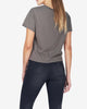 TRASHED VINTAGE TEE - OLIVE