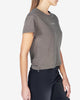 TRASHED VINTAGE TEE - OLIVE