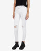 001 HIGH BIKER JEAN - WHITE