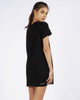 BOX LOGO TEE DRESS - BLACK