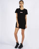 BOX LOGO TEE DRESS - BLACK