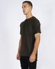DROPPED TEE - DARK OLIVE