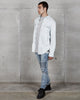 DESTROYED DENIM SHIRT - LIGHT BLUE