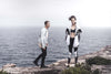 TRI COLOUR RUNNER JACKET - WHITE/BLACK