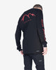 WASTED & DESTROY LS TEE - BLACK