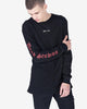 WASTED & DESTROY LS TEE - BLACK