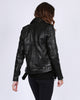 LEATHER BIKER JACKET