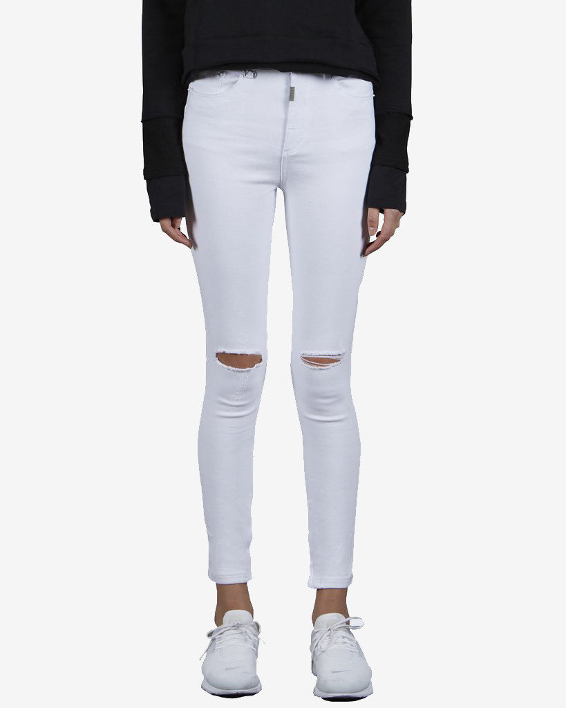 SKINNY AND HIGH JEAN - WHITE