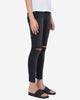 SKINNY AND HIGH JEAN - WASHED BLACK