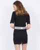 DEAD BAND CROP TEE - BLACK