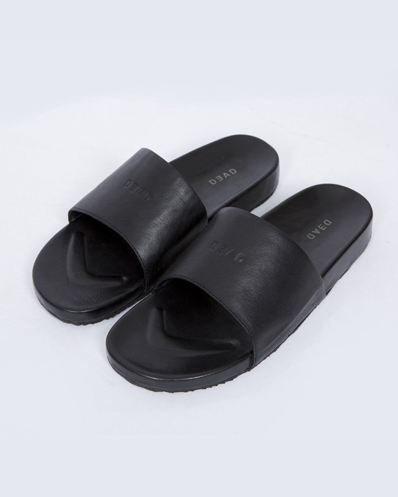 LEATHER SLIDES