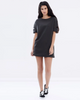 CUT OUT TEE DRESS - OLIVE