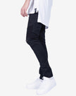 001 Destroy jean Black