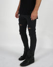002 DESTROY JEAN- STONE BLACK