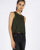TWISTED CROP MUSCLE - OLIVE
