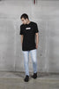 ROSE QUARTZ BOX LOGO TEE - BLACK/PINK