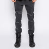 002 DESTROY JEAN- STONE BLACK