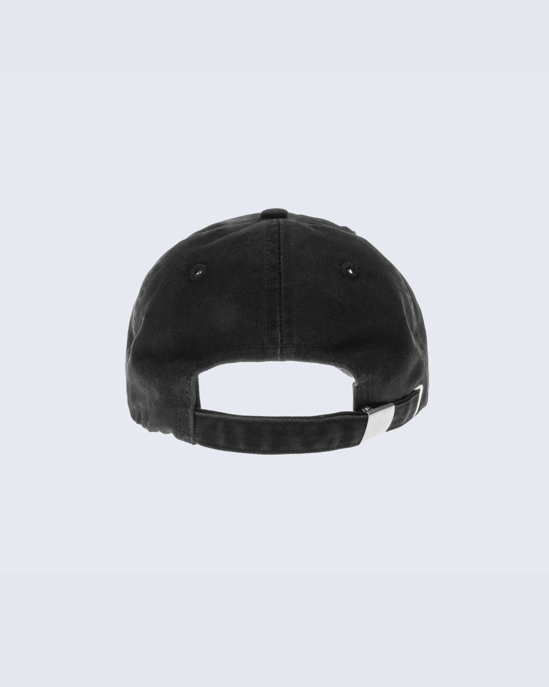 DISTRESSED STRAP BACK- BLACK