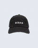 DISTRESSED STRAP BACK- BLACK