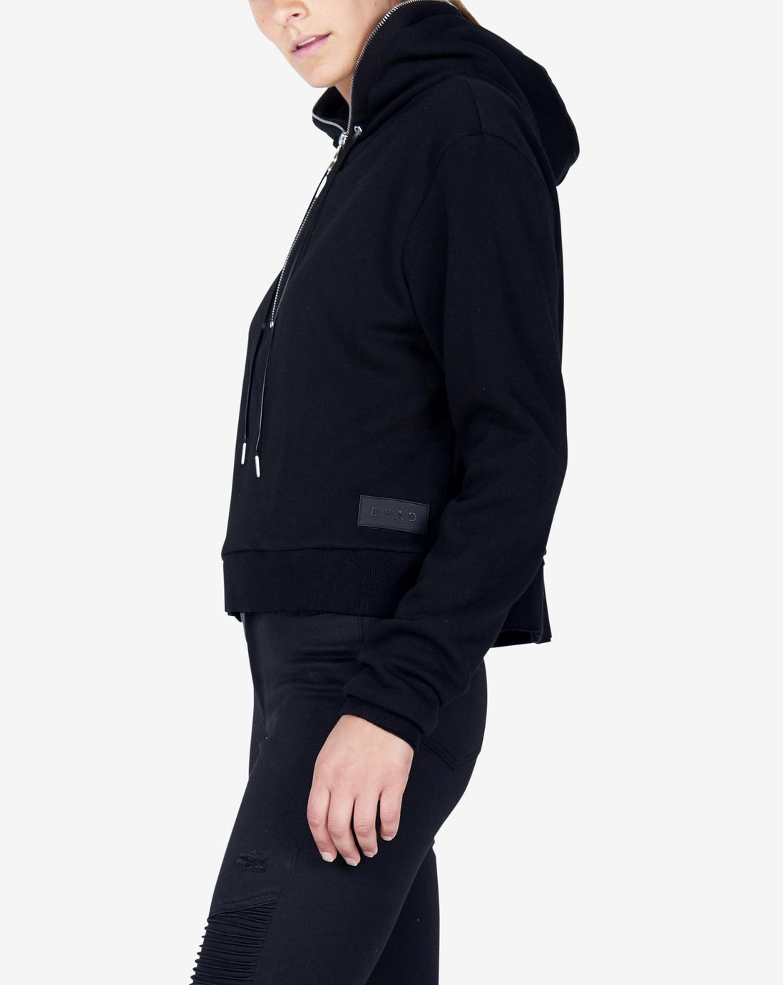 TEAM ZIP HOOD - BLACK