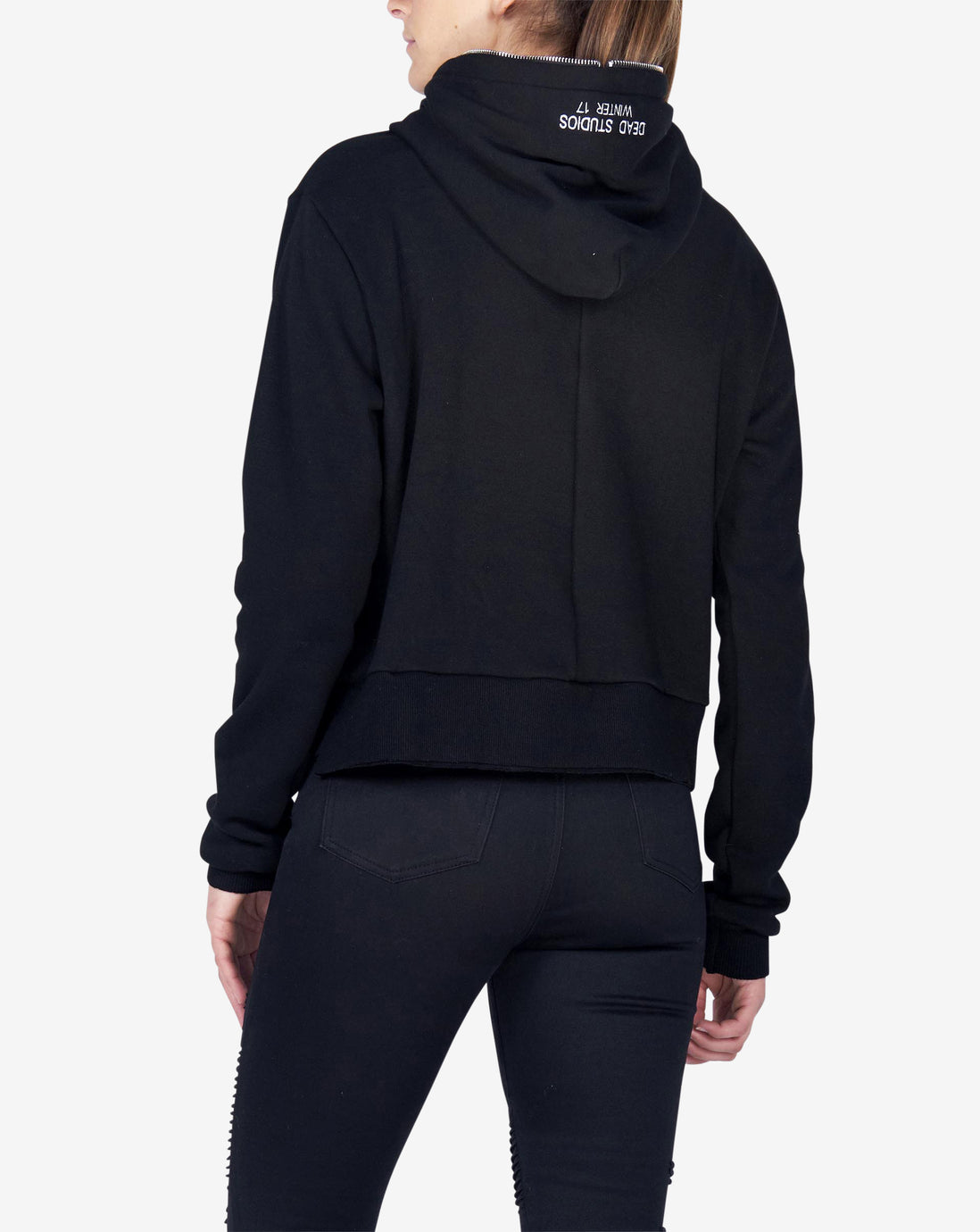 TEAM ZIP HOOD - BLACK