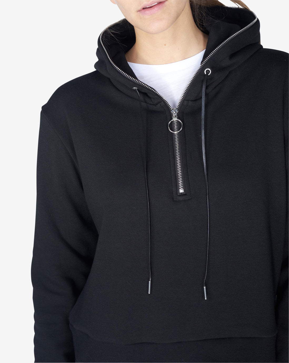 TEAM ZIP HOOD - BLACK