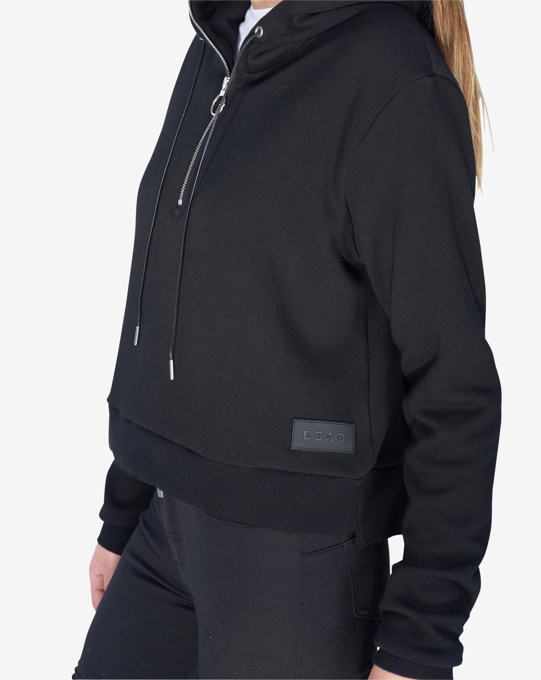 TEAM ZIP HOOD - BLACK
