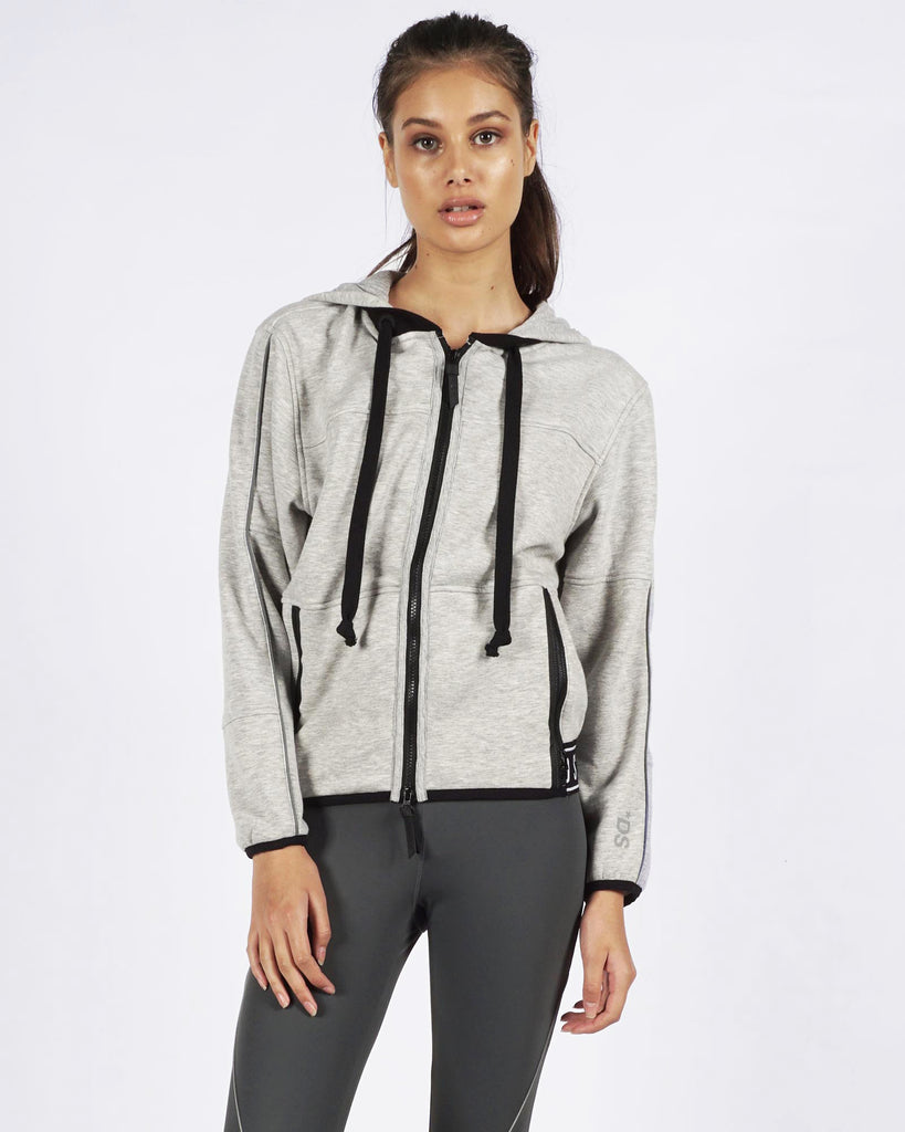 TEAM BAND HOOD - GREY MARLE