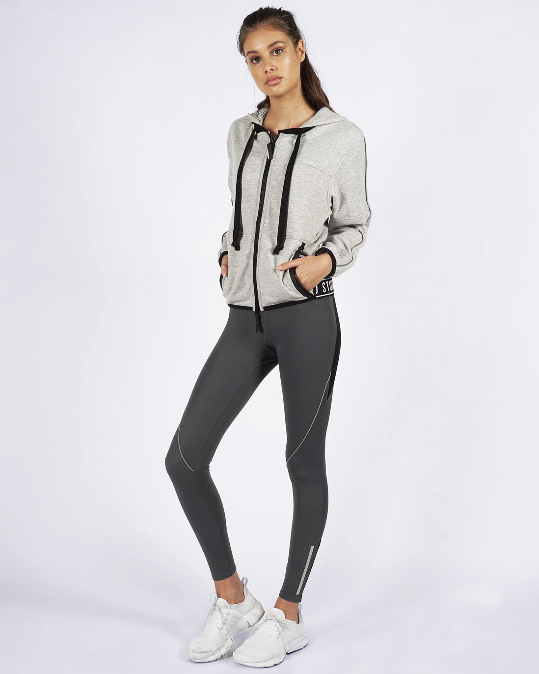 TEAM BAND HOOD - GREY MARLE