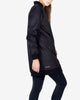 LINED PADDED LONG BOMBER - BLACK