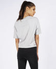 CHLOE POCKET TEE CROP - STONE