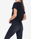 TRASHED VINTAGE TEE - BLACK