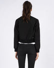 CROPPED BOMBER - BLACK
