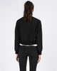CROPPED BOMBER - BLACK