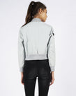 CROPPED BOMBER - GLACIER GREY