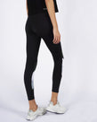 3 COLOUR BLOCK TIGHTS - BLACK/GREEN