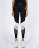 3 COLOUR BLOCK TIGHTS - BLACK/GREY