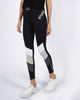 3 COLOUR BLOCK TIGHTS - BLACK/GREY