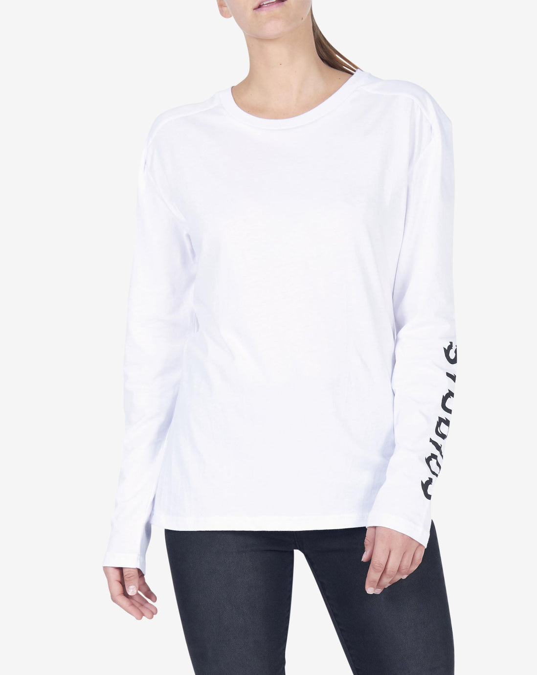 DISTORT MINDS L/S WHITE