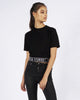 EDDIE BAND TEE - BLACK
