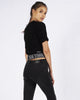 EDDIE BAND TEE - BLACK