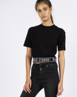 EDDIE BAND TEE - BLACK