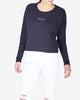 MERCY TAIL SWEATER - NAVY
