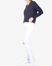 MERCY TAIL SWEATER - NAVY